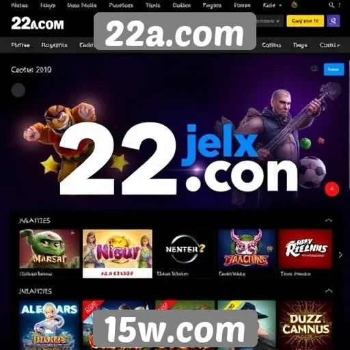 Análise das funcionalidades do site 22a.com